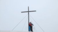 ..ja, es muss sein..am Gipfel des Seekofel 2810m bei traumhafter Aussicht..